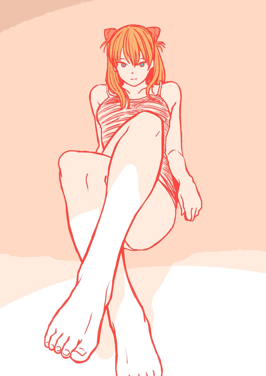 souryuu asuka langley (neon genesis evangelion) drawn by tanaka_hirotaka