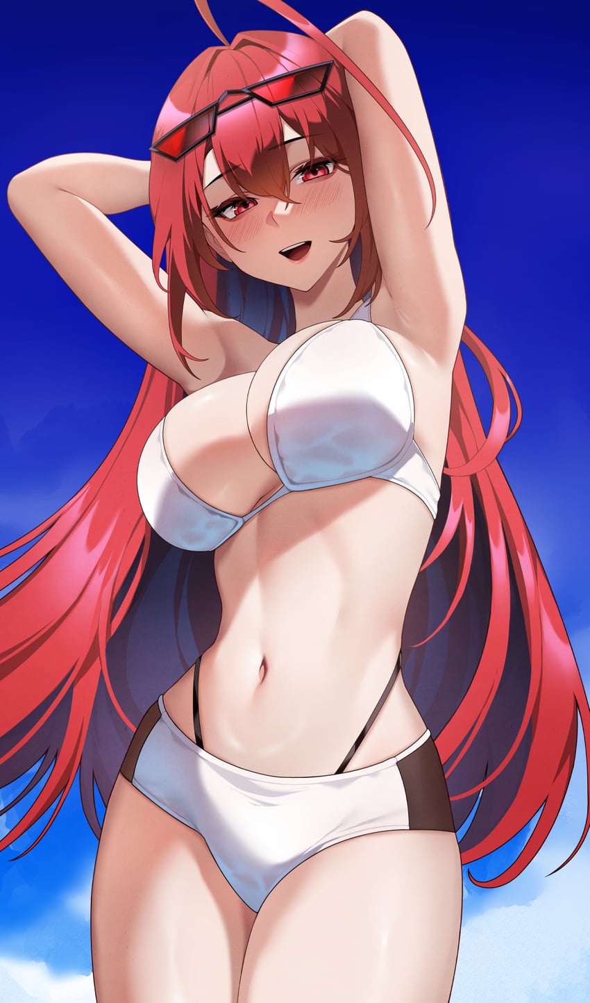 elizabeth rose bloodflame (hololive and 1 more) drawn by lessone