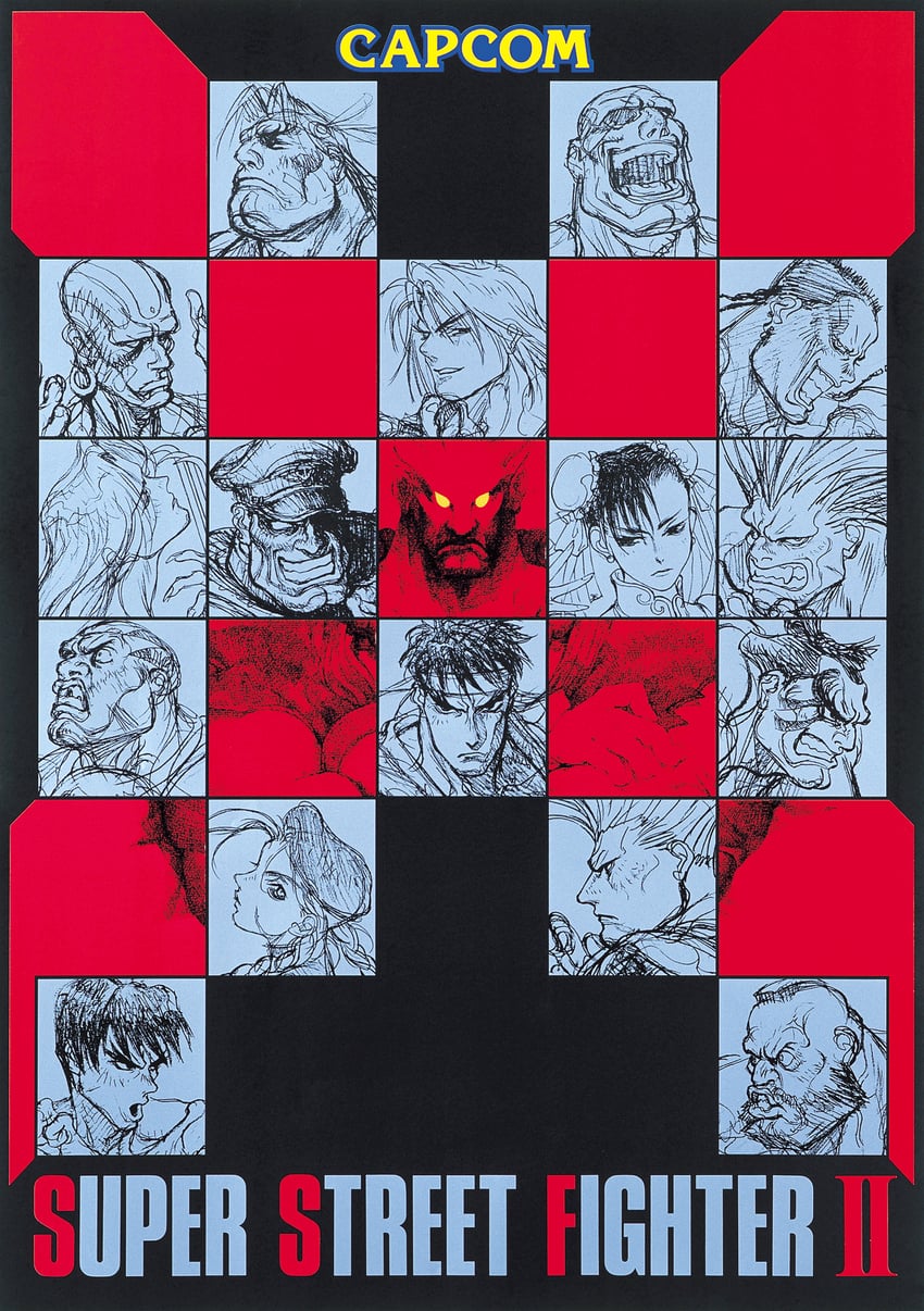 chun-li, cammy white, ryu, ken masters, zangief, and 12 more (street fighter and 1 more) drawn by nishimura_kinu