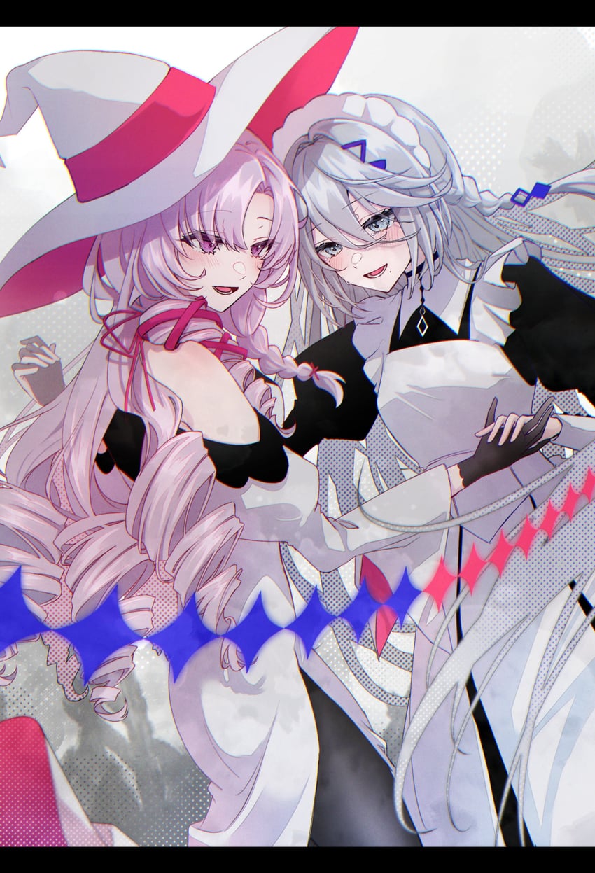 hyakumantenbara salome and sophia valentine (nijisanji and 1 more) drawn by nam