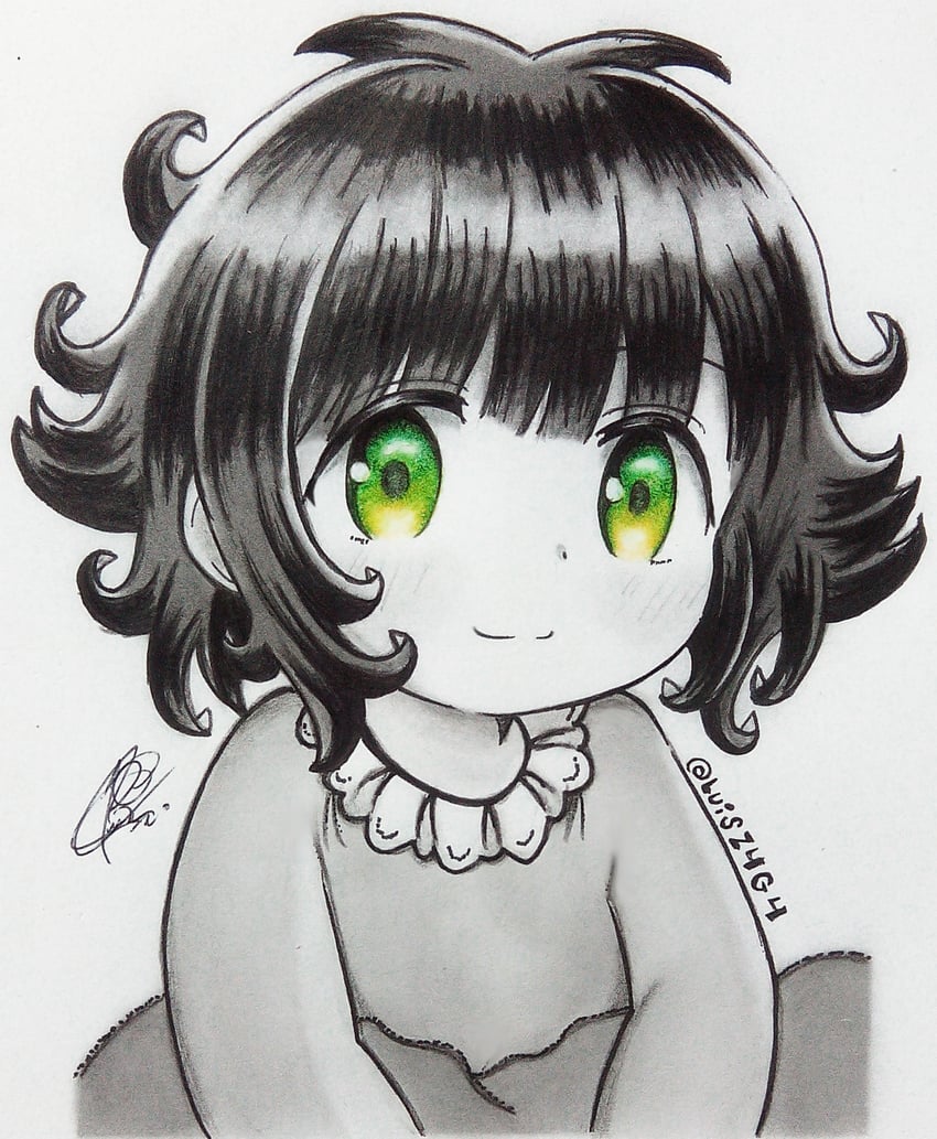 buttercup (powerpuff girls) drawn by luisz4g4
