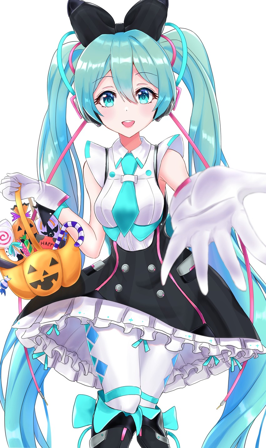 hatsune miku and magical mirai miku (vocaloid and 1 more) drawn by itogari
