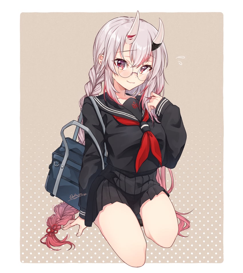nakiri ayame (hololive) drawn by dakuryuu