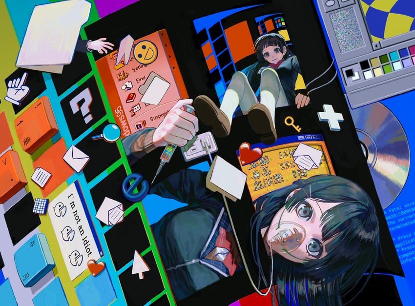 tsukino mito (nijisanji and 3 more) drawn by ikuta41
