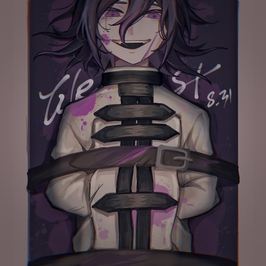 oma kokichi (danganronpa and 1 more) drawn by bsyt41