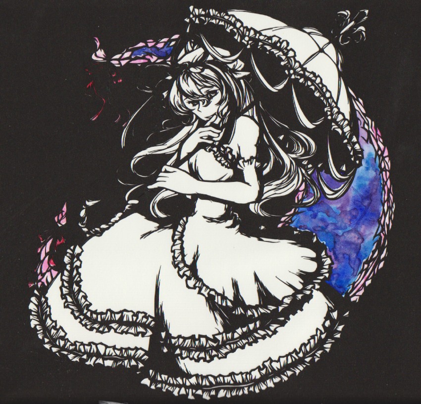 yakumo yukari (touhou) drawn by otogi_zousi