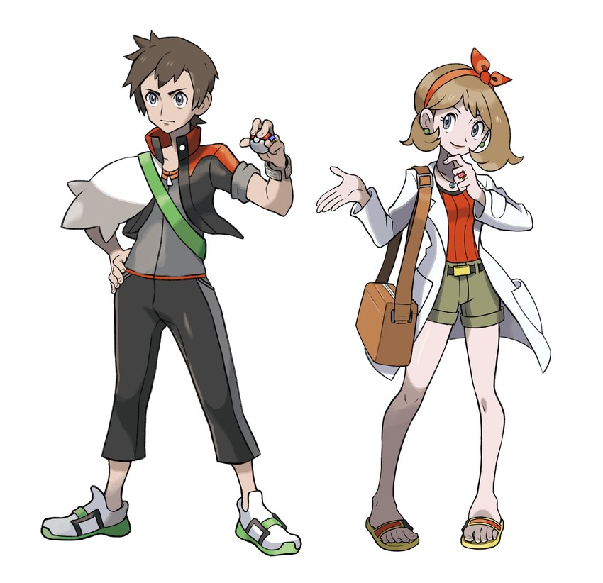 may and brendan (pokemon and 1 more) drawn by hyo_oppa