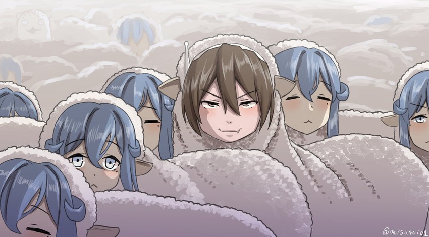 ashigara, gotland, and bokukawauso (kantai collection) drawn by misumi_(niku-kyu)