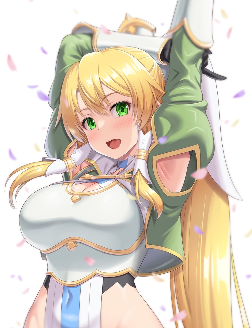 leafa (sword art online and 2 more) drawn by kawase_seiki