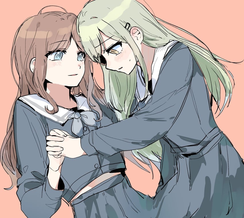 nagasaki soyo and wakaba mutsumi (bang dream! and 1 more) drawn by misumi_suki