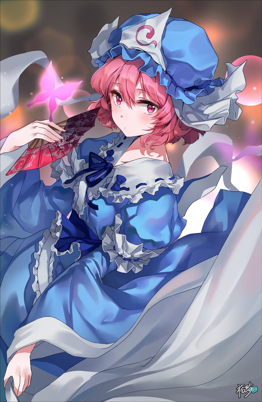 saigyouji yuyuko (touhou and 1 more) drawn by kyjsogom