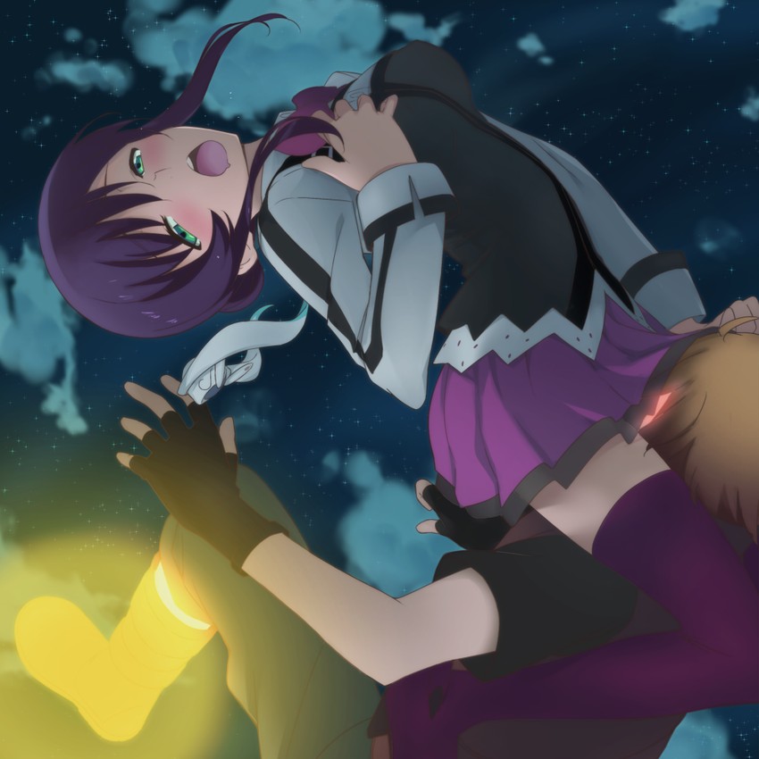 mikono suzushiro, amata sora, and shush (aquarion and 1 more) drawn by kanna_asuke