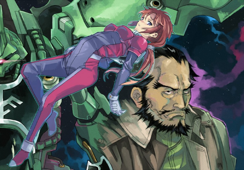 marida cruz, kshatriya, and suberoa zinnerman (gundam and 1 more) drawn by kno1