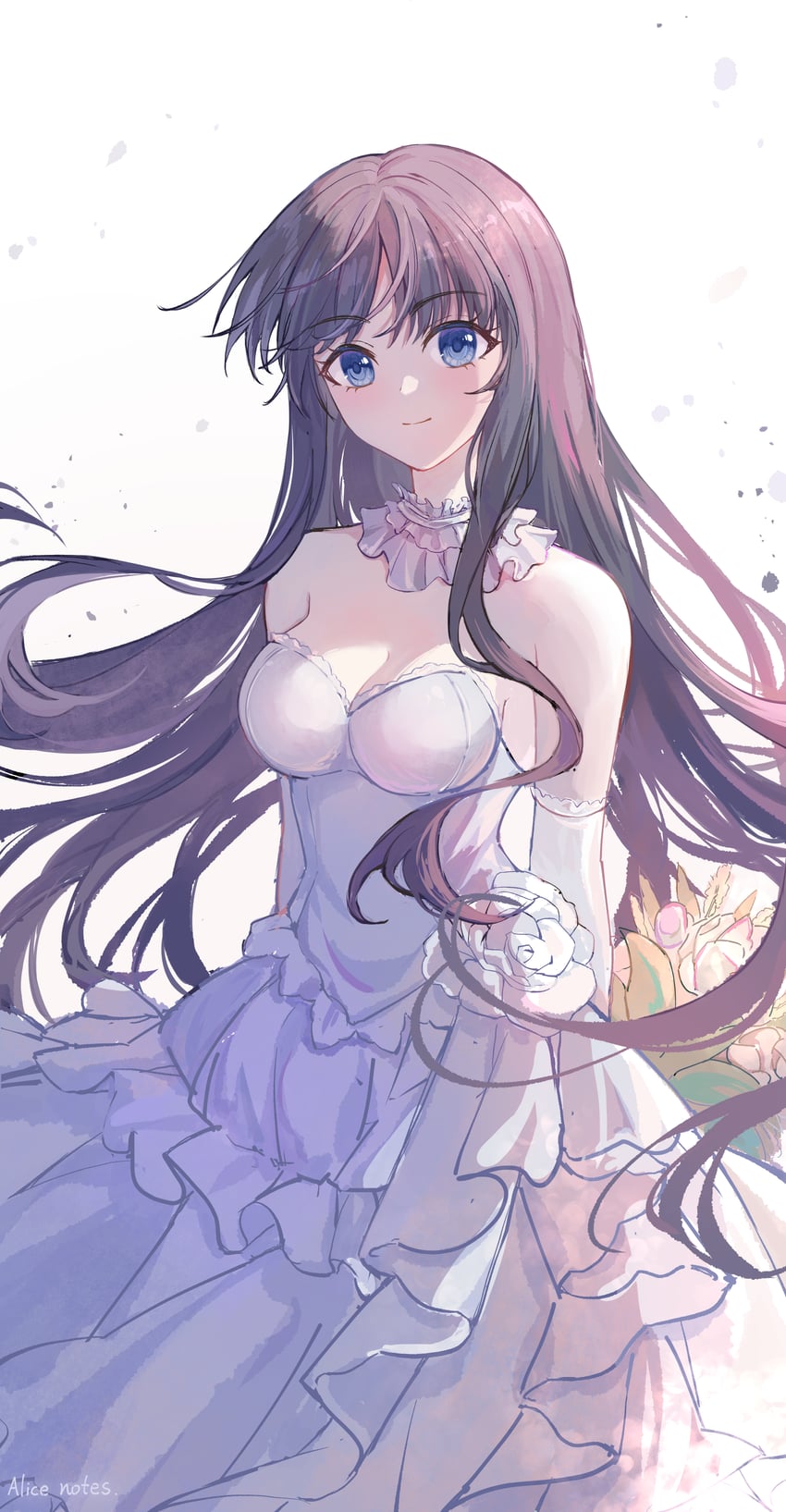 touma kazusa (white album and 1 more) drawn by lixiang_guo_alice