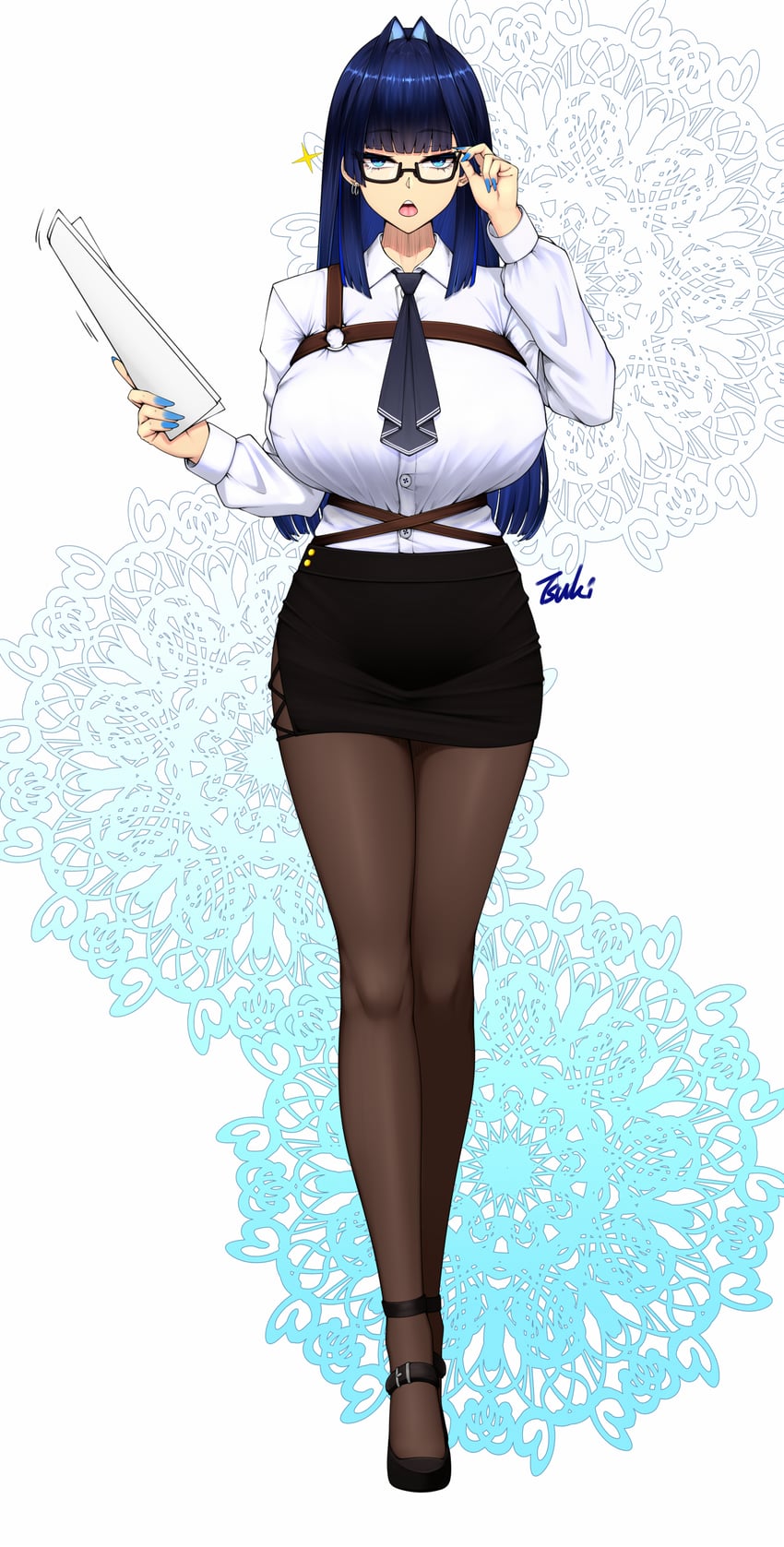 ouro kronii (hololive and 1 more) drawn by ryu_seung