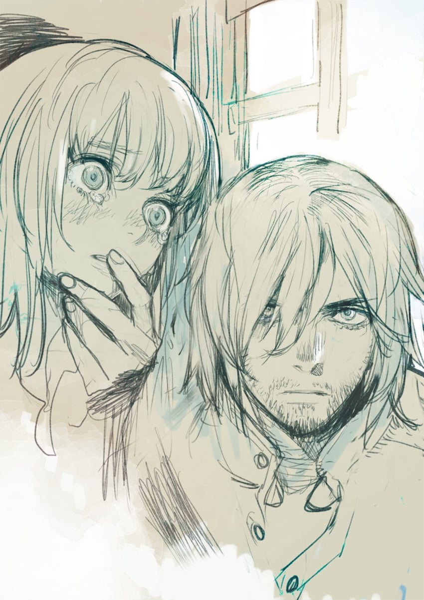 falin touden and laios touden (dungeon meshi) drawn by toi8