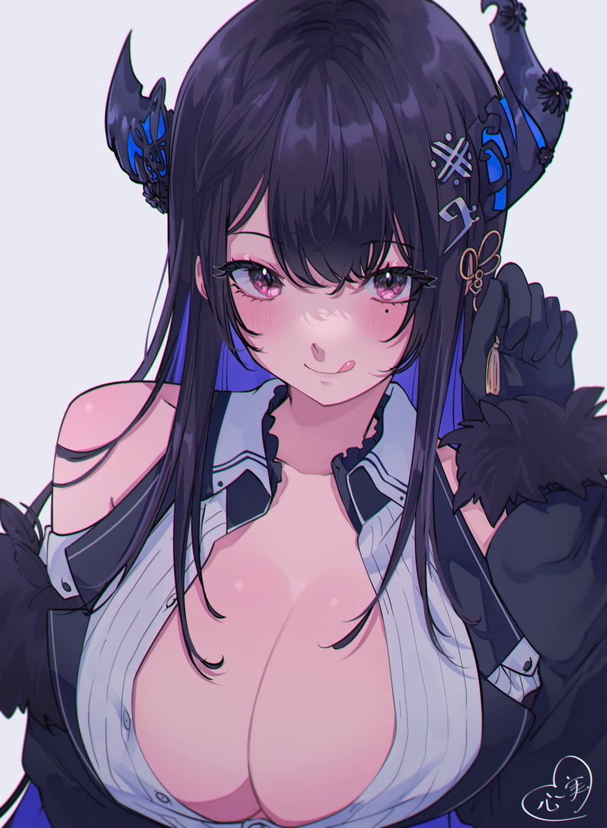 nerissa ravencroft (hololive and 1 more) drawn by kokomi_(aniesuakkaman)