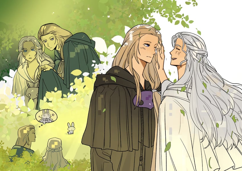 venat and azem (final fantasy and 1 more) drawn by enullim