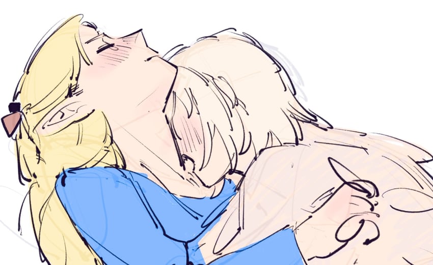 marcille donato and falin touden (dungeon meshi) drawn by dohwa110