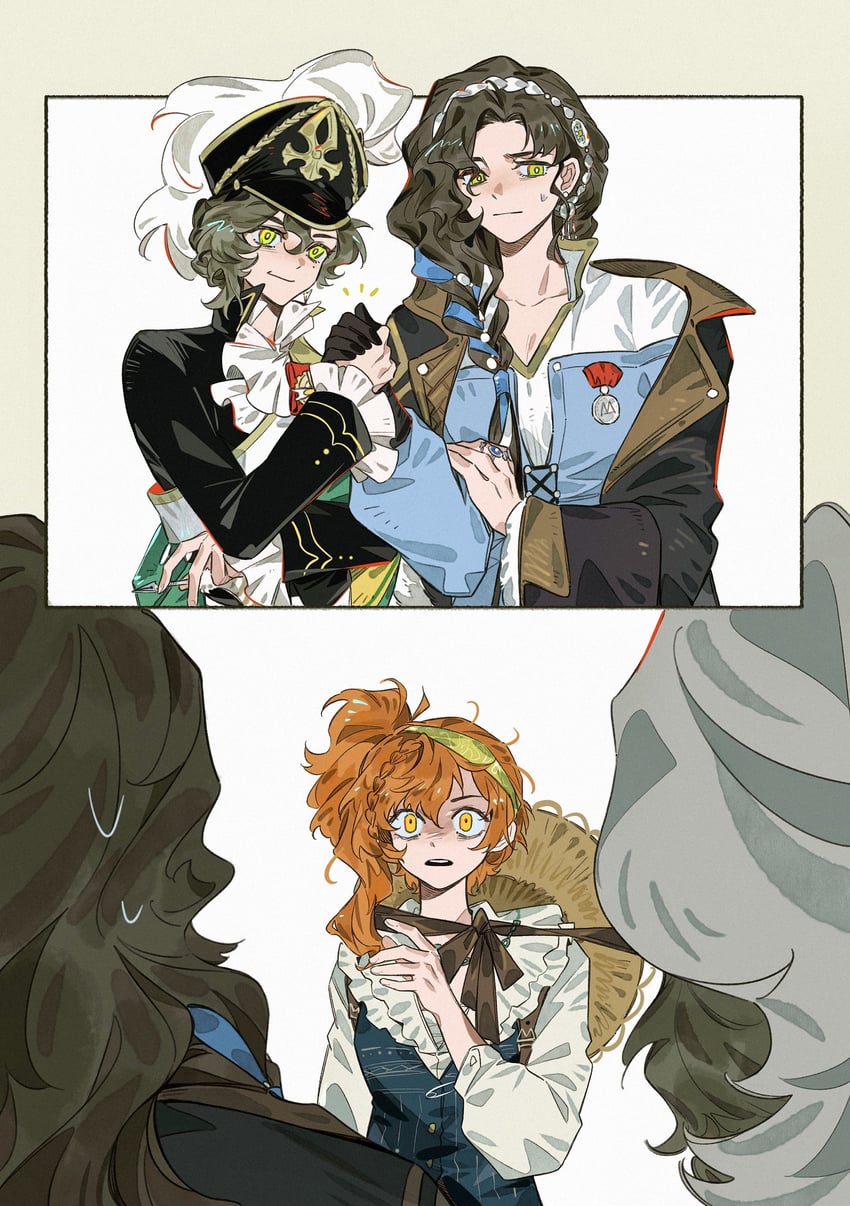 recoleta, lopera, and moldir (reverse:1999) drawn by jo_jun