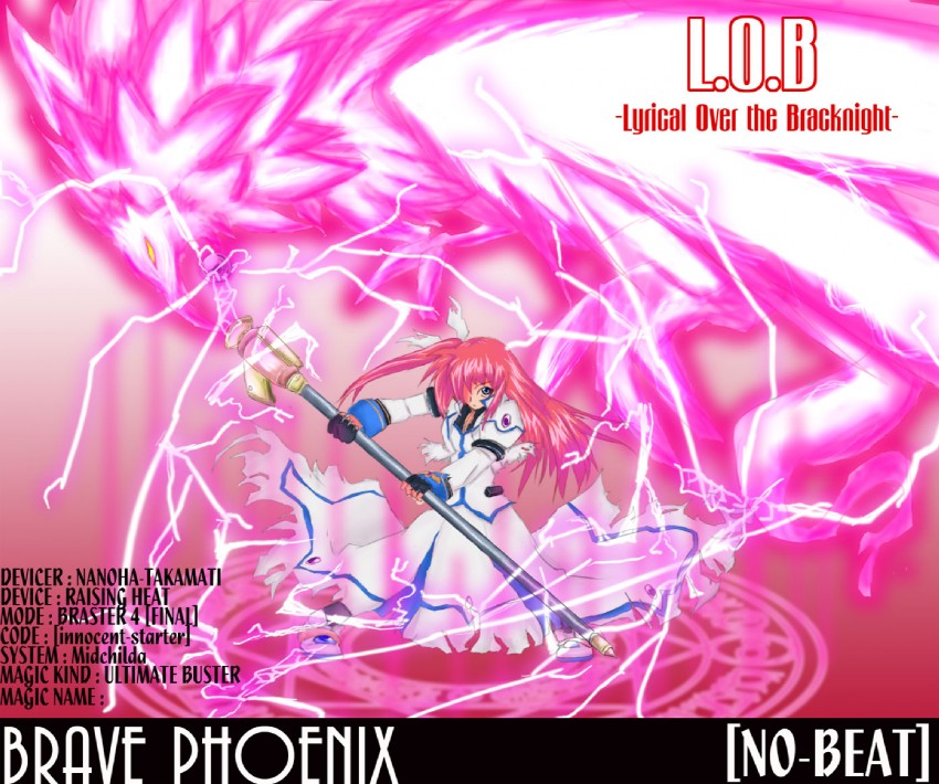 takamachi nanoha and raising heart (lyrical nanoha and 1 more) drawn by kou86