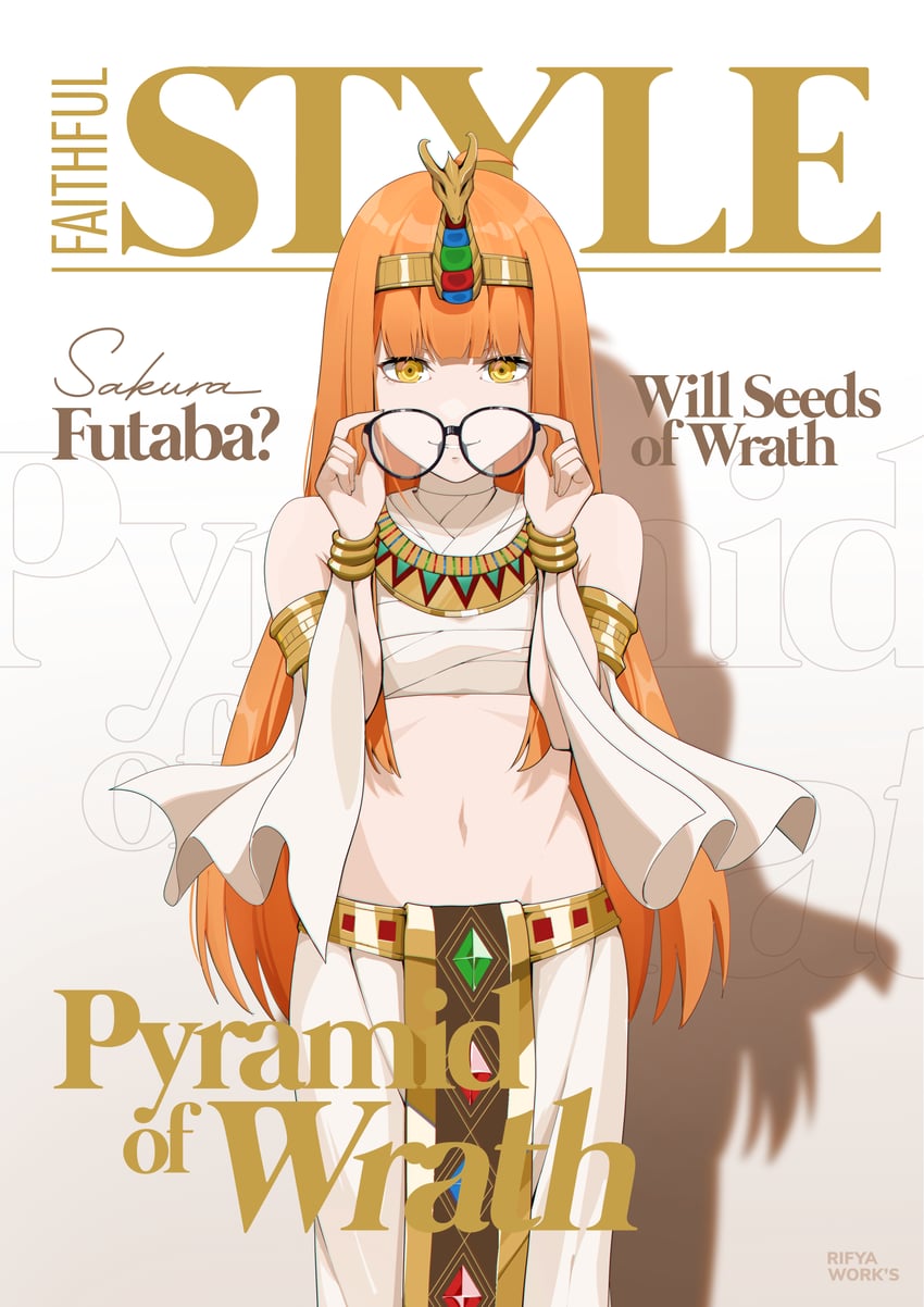 sakura futaba and shadow futaba (persona and 1 more) drawn by rifyaa