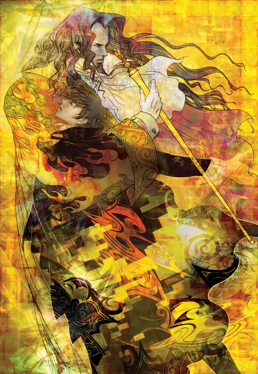 count of monte cristo and albert de morcerf (gankutsuou)
