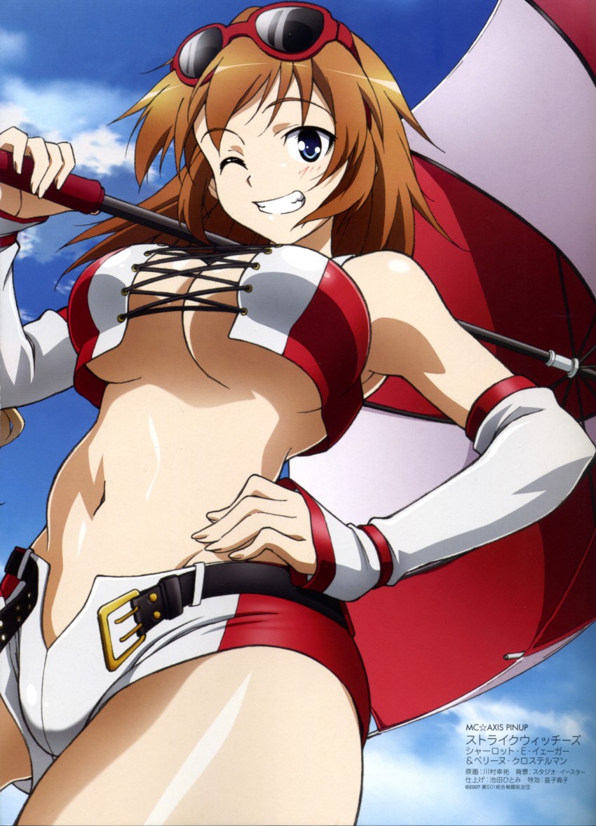 charlotte e. yeager (world witches series and 1 more) drawn by kawamura_kousuke