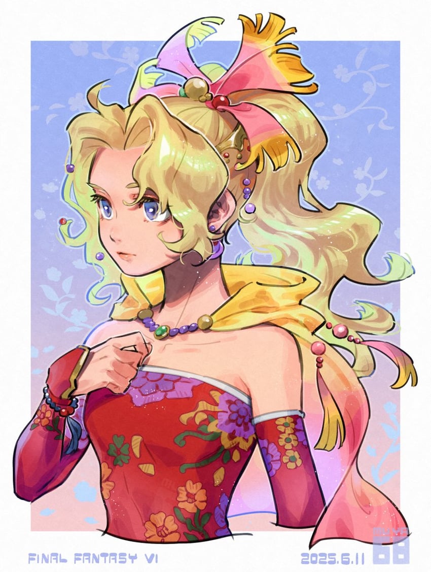 terra branford (final fantasy and 1 more) drawn by skyloop19