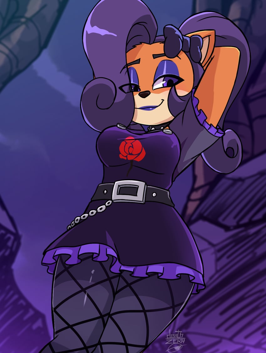coco bandicoot and evil coco (crash bandicoot) drawn by deathzera