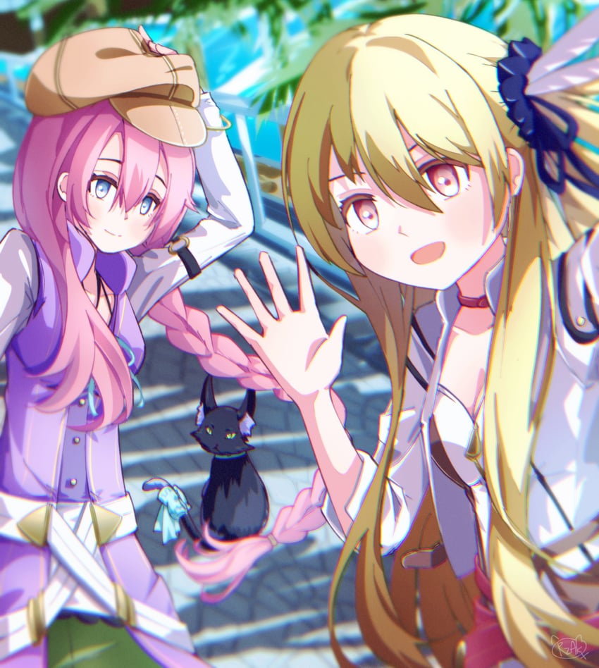 alisa reinford, emma millstein, and celine (eiyuu densetsu and 3 more) drawn by rizuaki