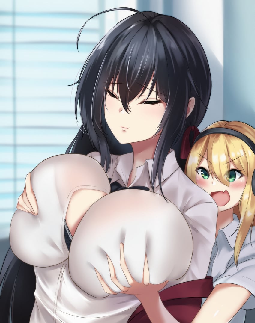 taihou and albacore (azur lane) drawn by kuzya