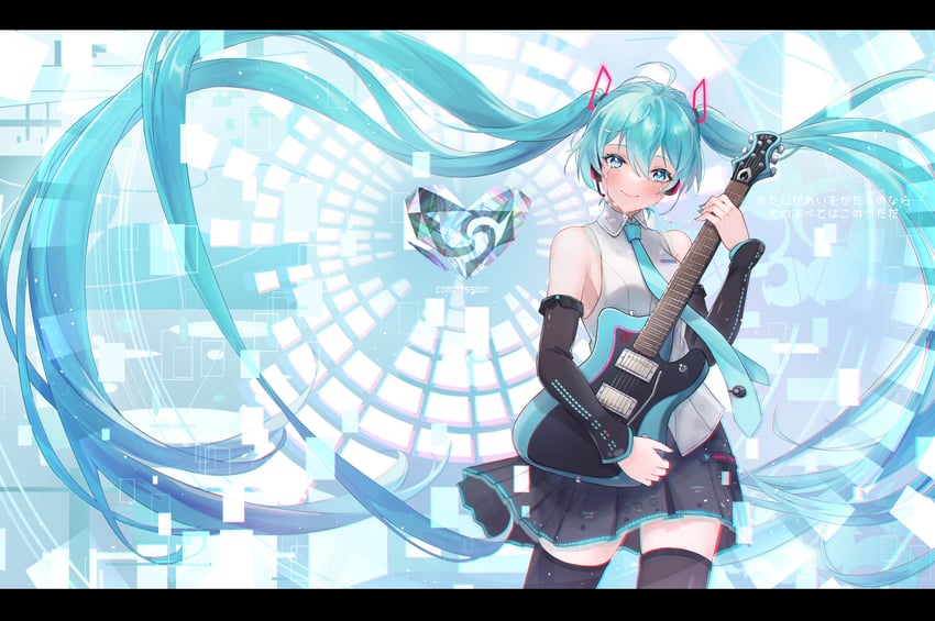 hatsune miku (vocaloid and 5 more) drawn by yukai_nao