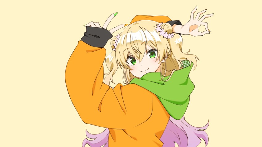 momosuzu nene (hololive and 1 more) drawn by homura_minori