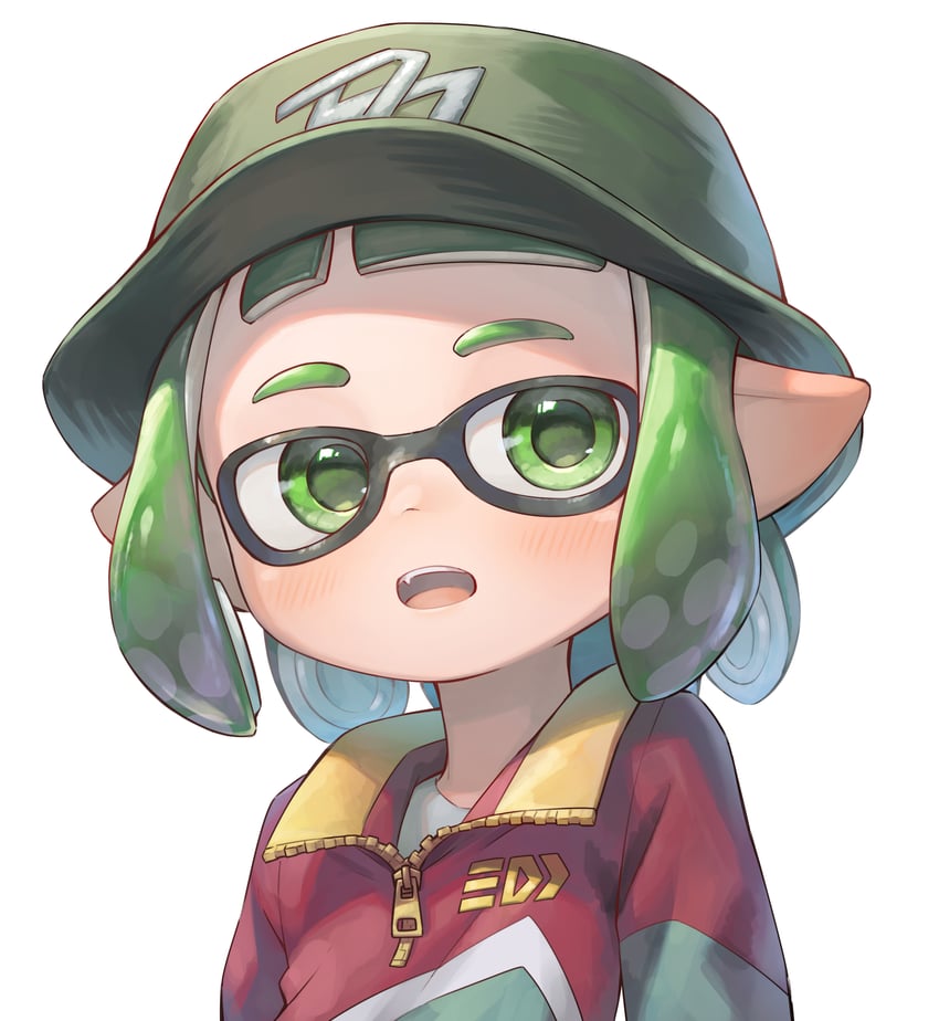 inkling player character and inkling girl (splatoon and 1 more) drawn by gakusei_noa