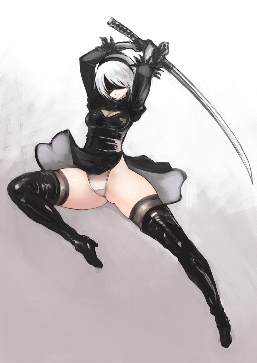 2b (nier and 1 more) drawn by johan_(johan13)