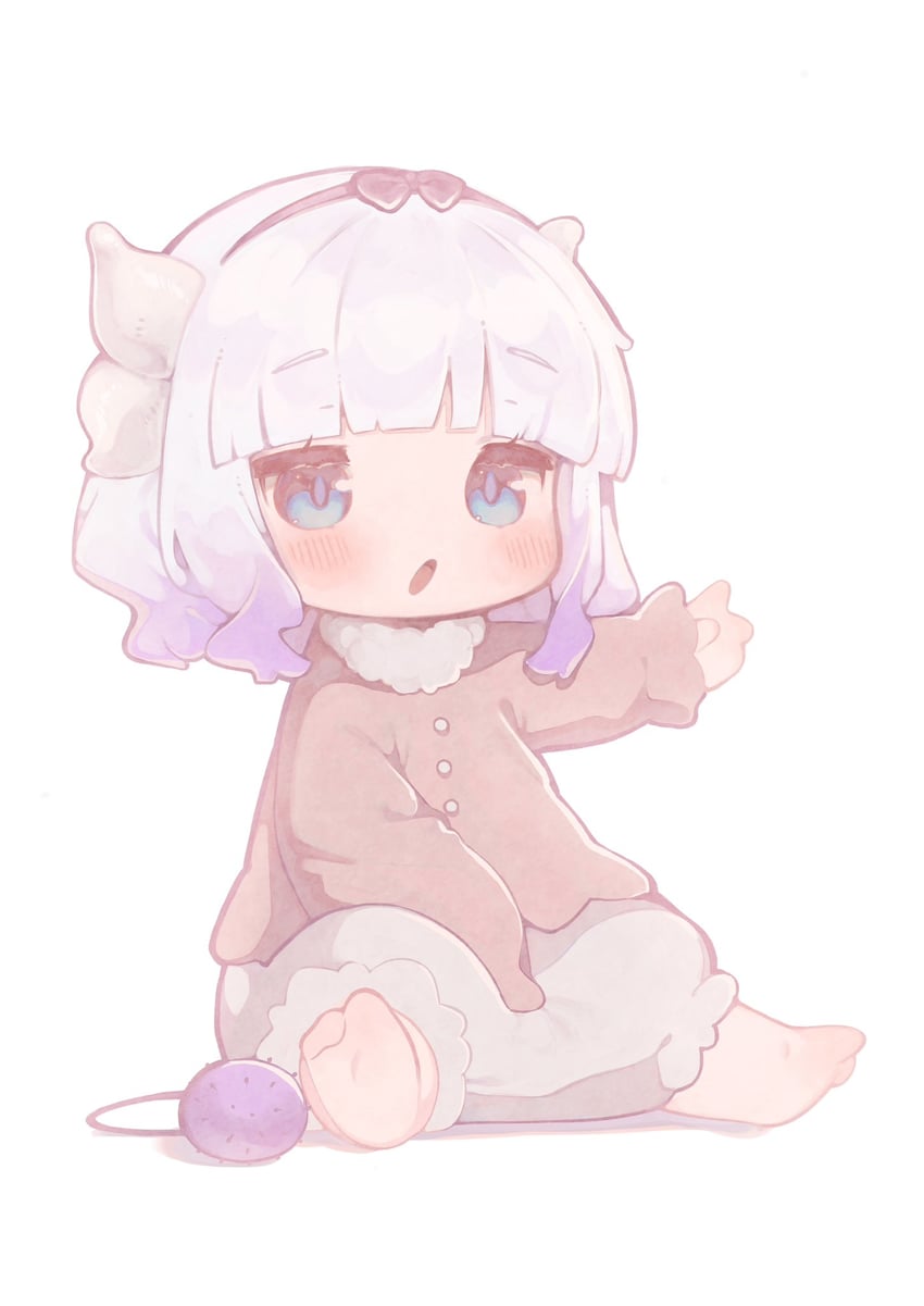 kanna kamui (kobayashi-san chi no maidragon) drawn by rucha_(dokkanhanabi)