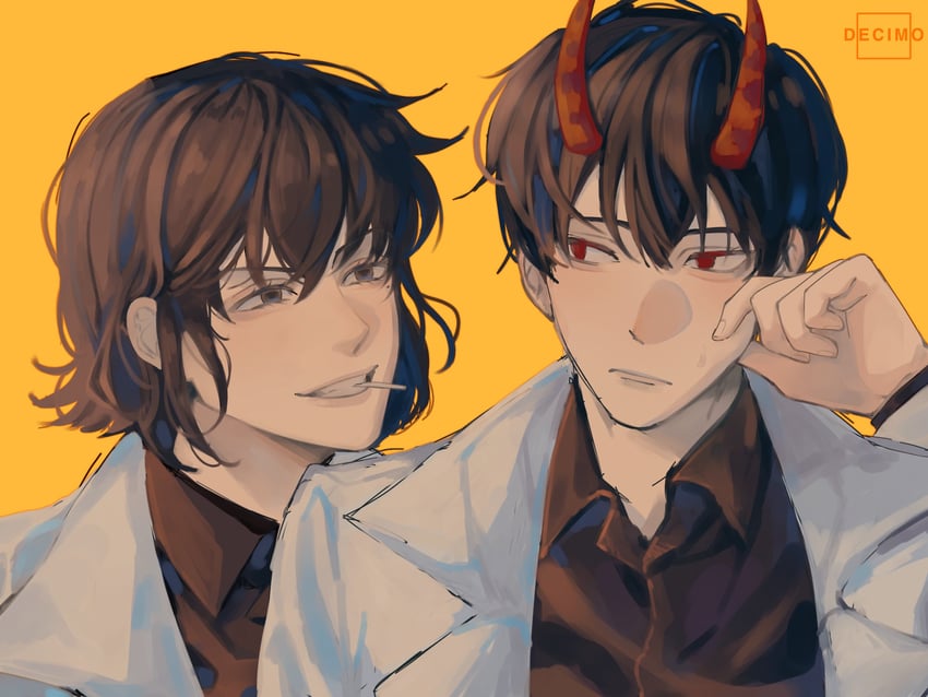 kim dokja and han sooyoung (omniscient reader's viewpoint) drawn by nadardoh