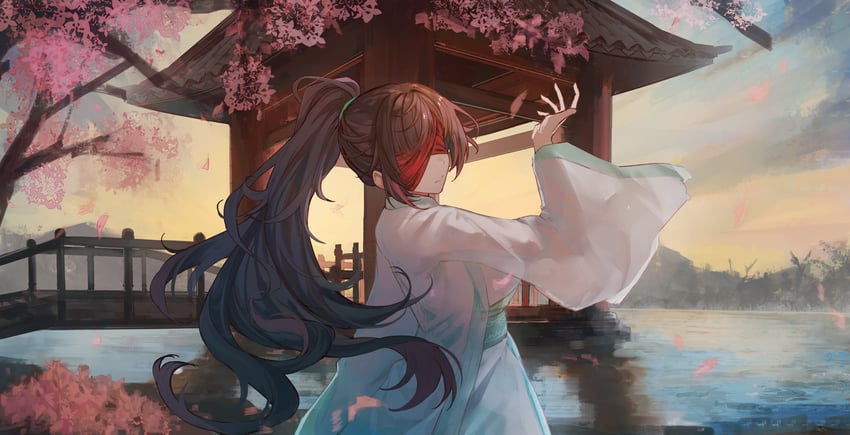 hong lu and himemiya rie (project moon and 2 more) drawn by naokomama