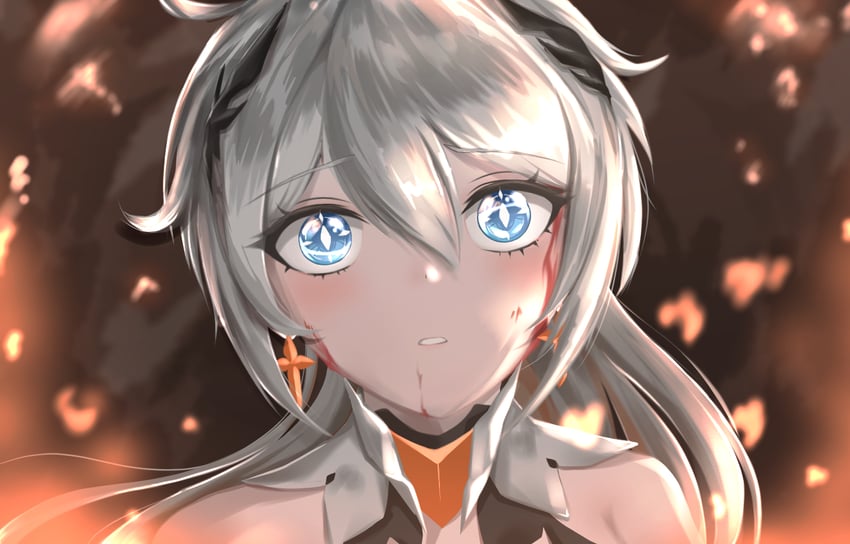 kiana kaslana (honkai and 1 more) drawn by byeoljagga