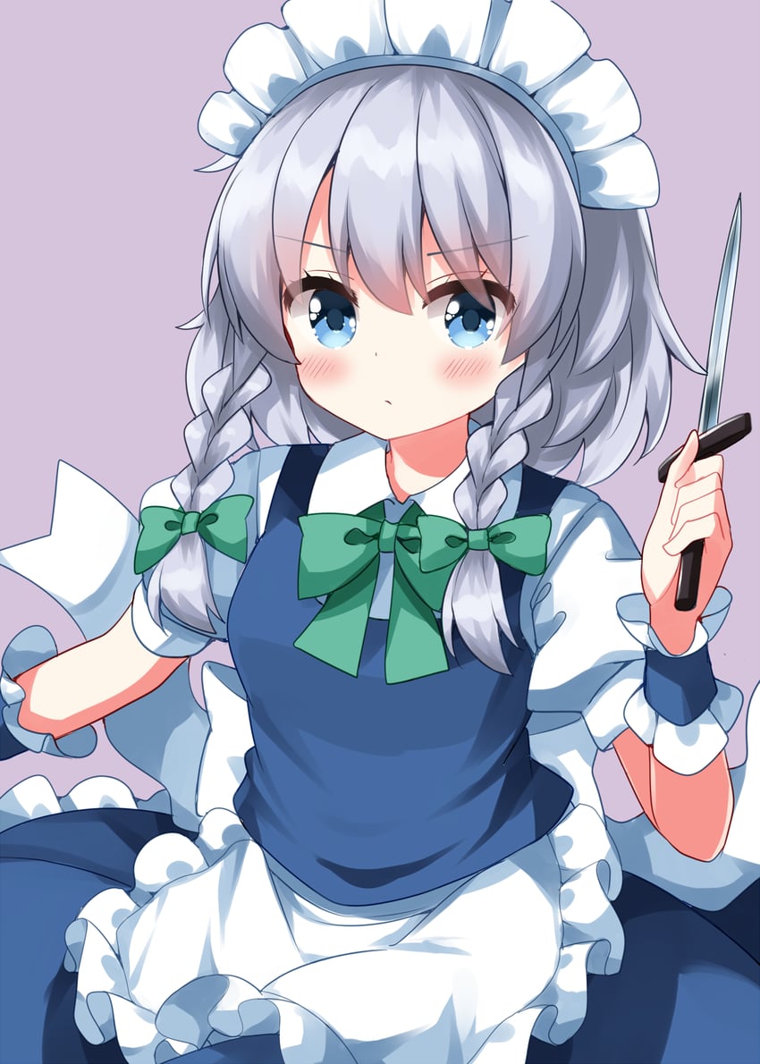 izayoi sakuya (touhou) drawn by ruu_(tksymkw)
