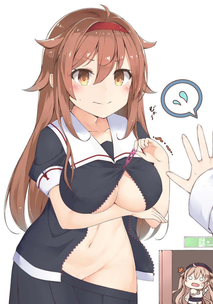 admiral, murasame, shiratsuyu, murasame kai ni, and shiratsuyu kai ni (kantai collection) drawn by yui_(seiga)