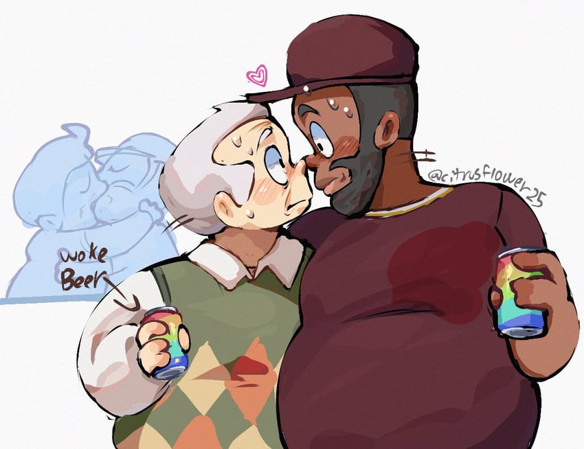 norm and charlie (the new norm) drawn by citrusflower25