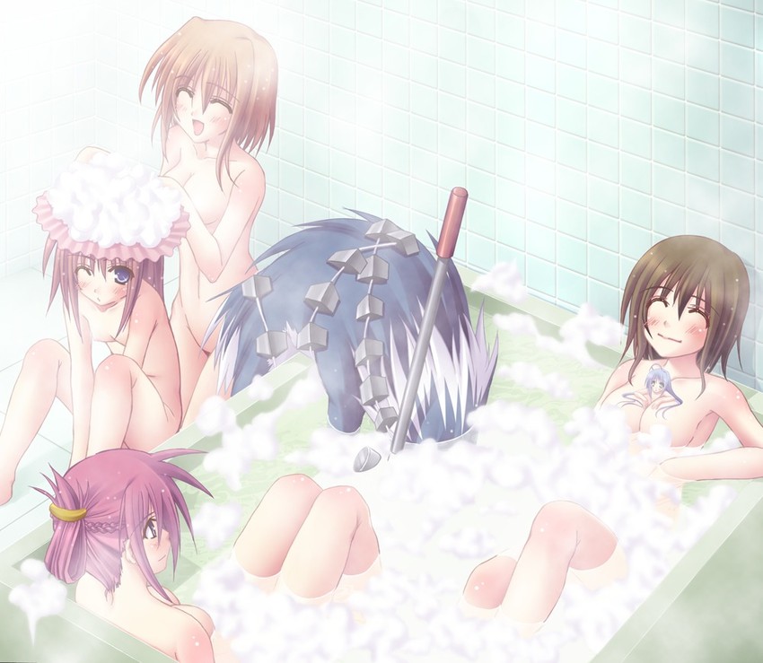 yagami hayate, vita, signum, reinforce zwei, shamal, and 1 more (lyrical nanoha and 2 more) drawn by kago_no_tori