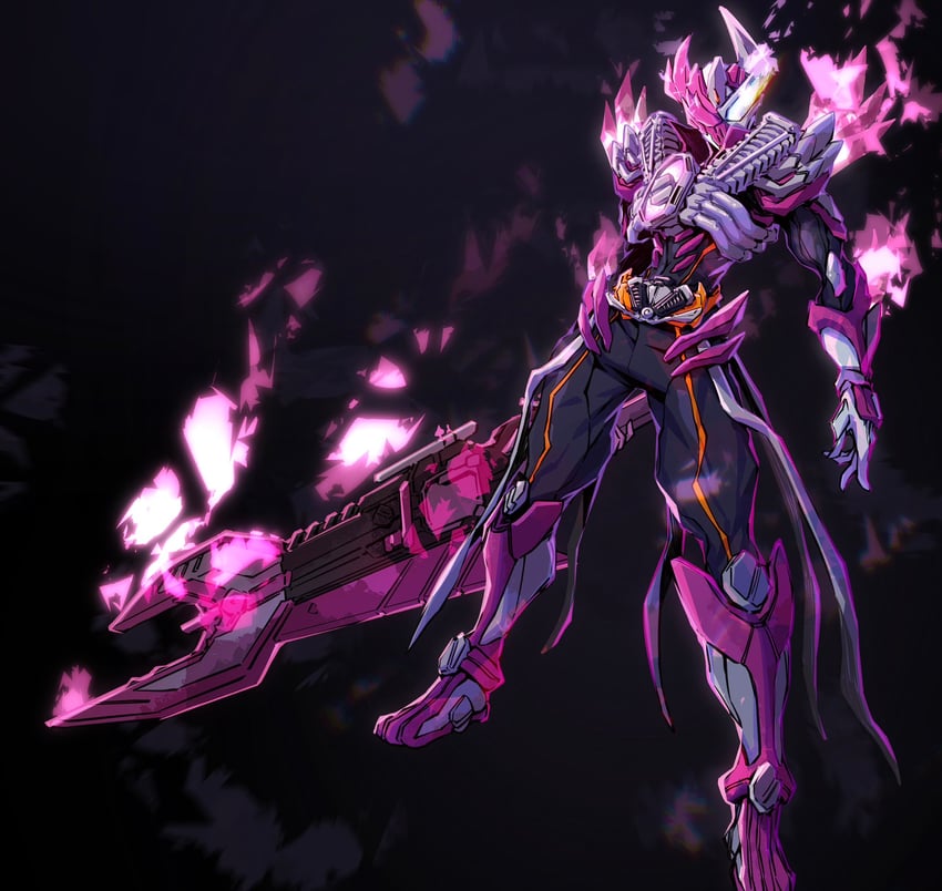 kamen rider valvarad (kamen rider and 1 more) drawn by linnnoj