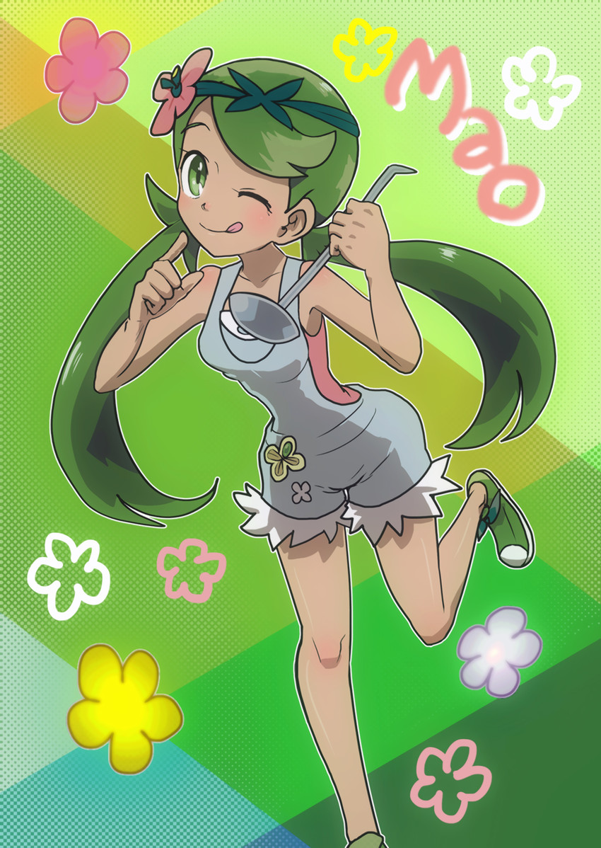 mallow (pokemon and 1 more) drawn by runachikku