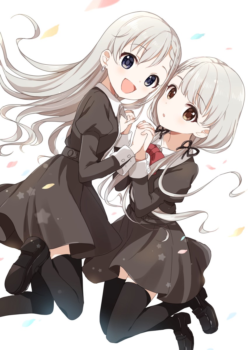 hisakawa hayate and hisakawa nagi (idolmaster and 1 more) drawn by buchi_(y0u0ri_)
