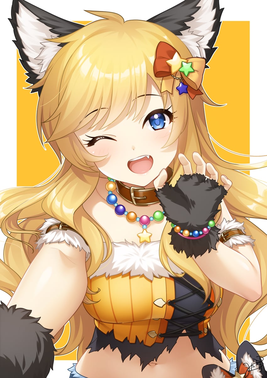 ohtsuki yui (idolmaster and 1 more) drawn by mikapoe