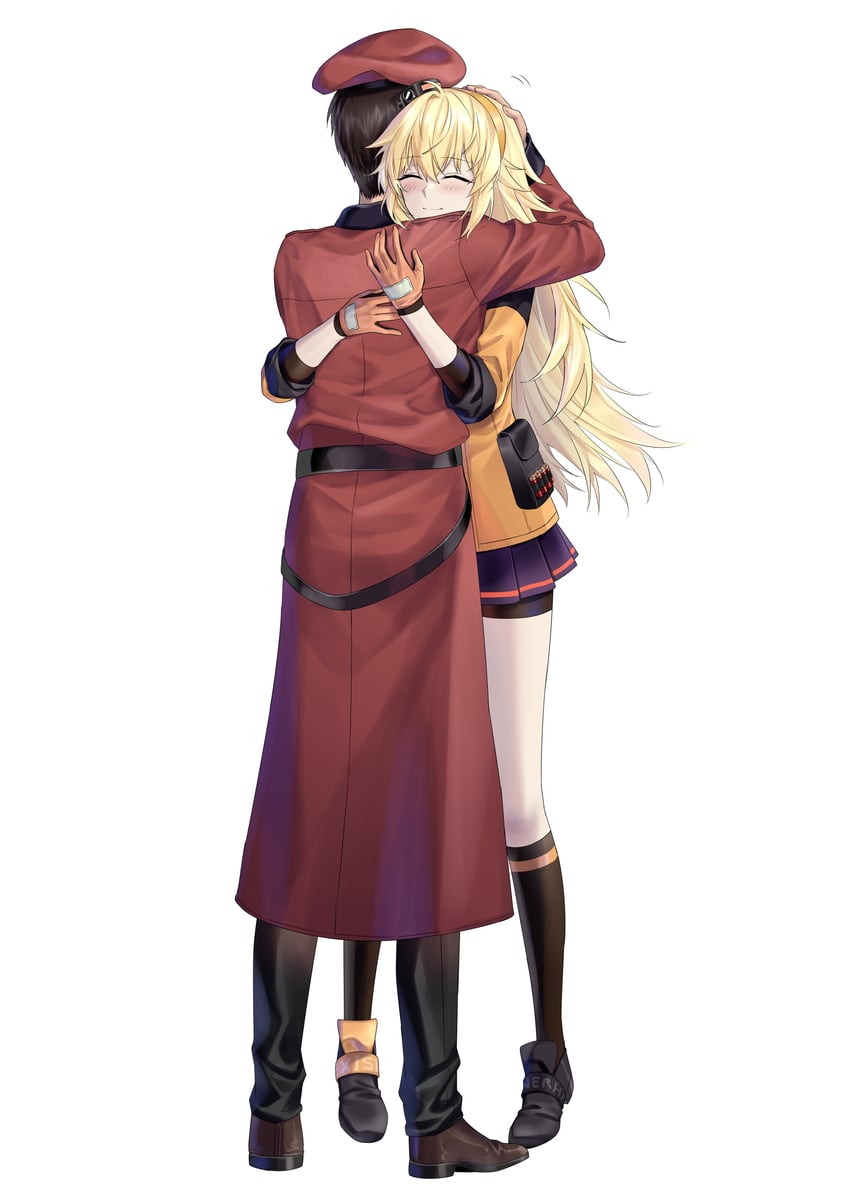 commander and s.a.t.8 (girls' frontline) drawn by suprii