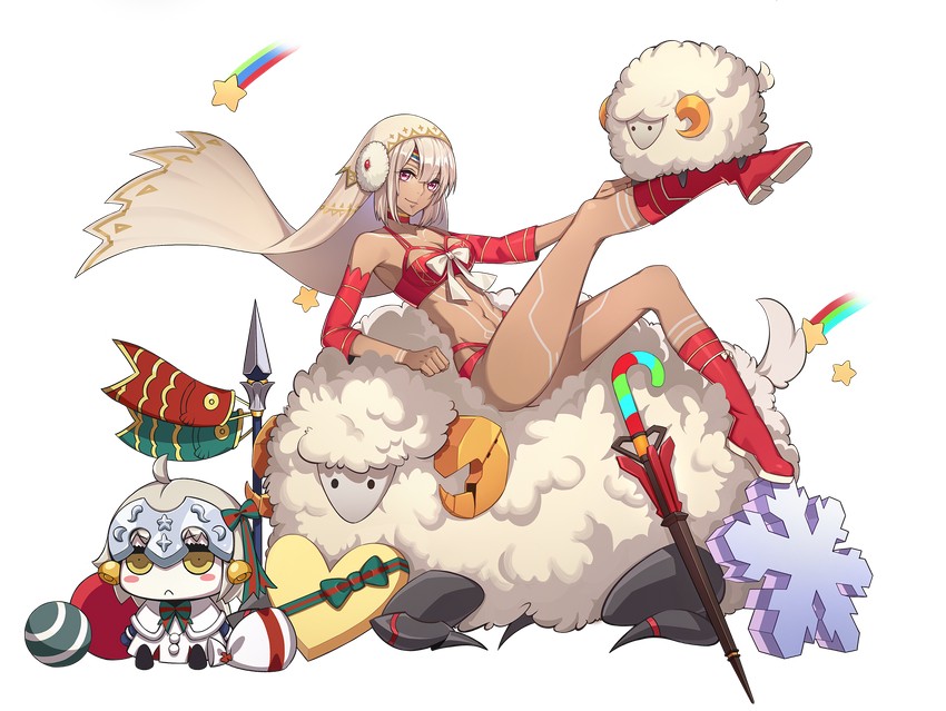 jeanne d'arc alter santa lily, altera, altera the santa, and zerco (fate and 1 more) drawn by bubble1995